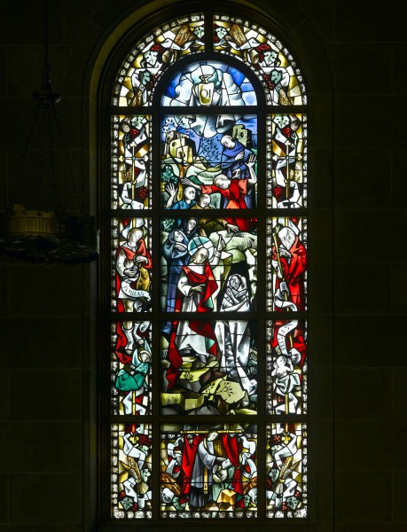uwf-1 dark The Christ and Lazarus Window