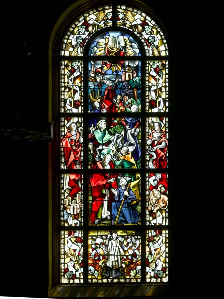 uwf-8 light The Commissioning of the Apostles Window