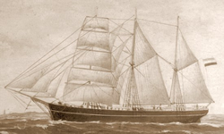18th century sailing ship