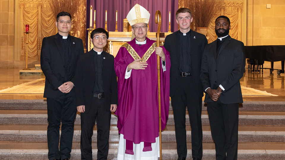 Lectors from the Archdiocese of Baltimore instituted on 2/28/2023 by Bishop Barry Knestout, Diocese of Richmond.