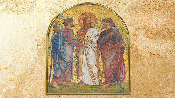 Disciples meet Jesus on the Road to Emmaus